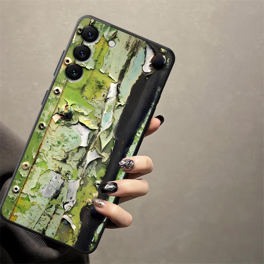 Fashion Rust Case for Samsung Galaxy A10 A20 A01 A02 A30 A40 A07 A05 A50 A70 Note 20 Ultra 9 10 A04 A06 A03 Phone Cover