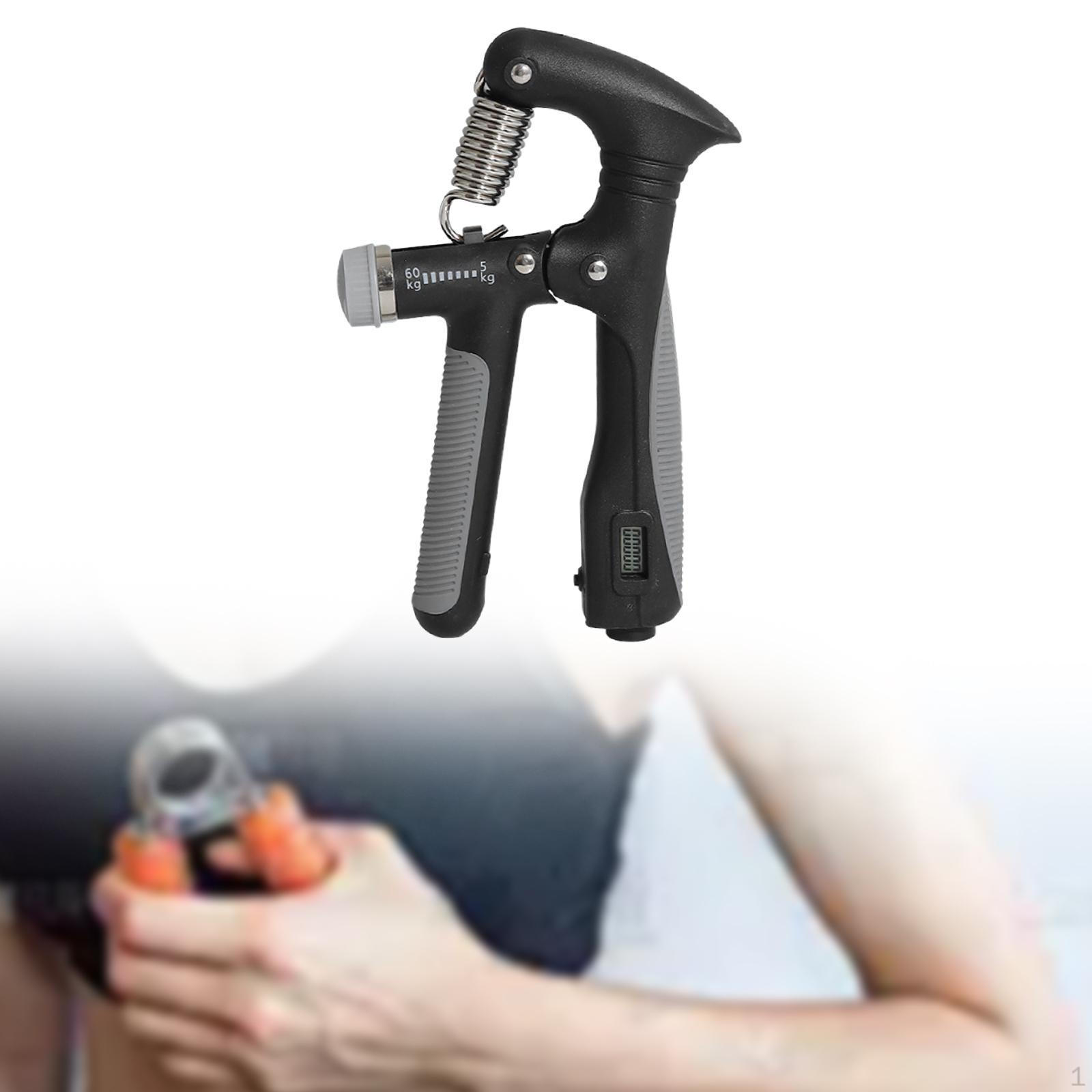 

Counter Hand Gripper Device for Adjustable Resistance Training 5-60kg чорний