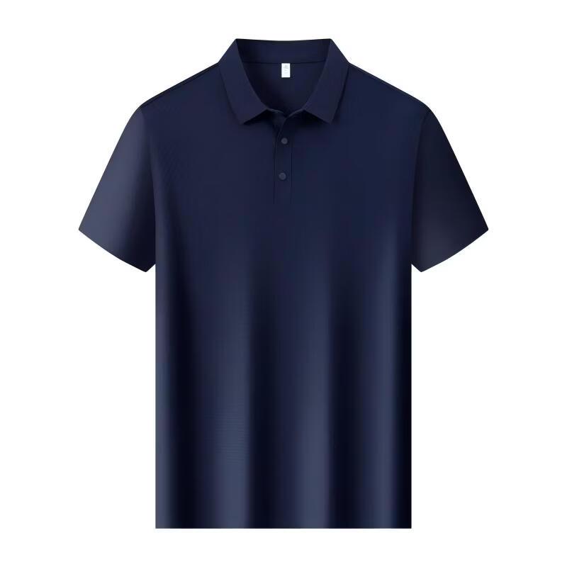 Qiogerui Anti-Bacterial Anti-Wrinkle Cooling Polo T-Shirt