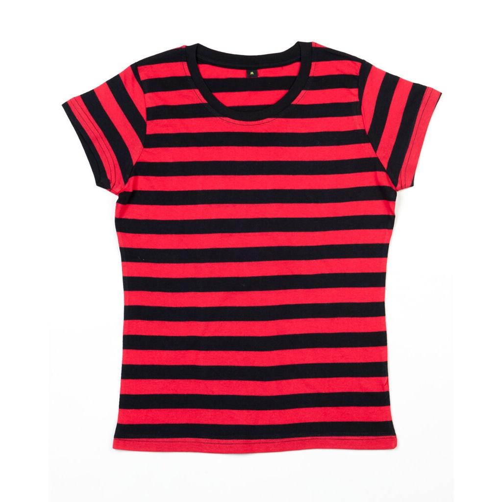 Mantis Womens/Ladies Striped T-Shirt