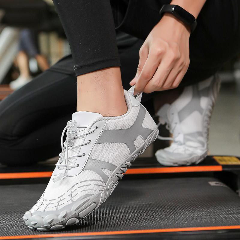 Elastic Training Sneakers Anti-slip Hiking Shoes Outdoor Trekking Shoes Gym Fitness Sports Shoes Casual Walking Shoes