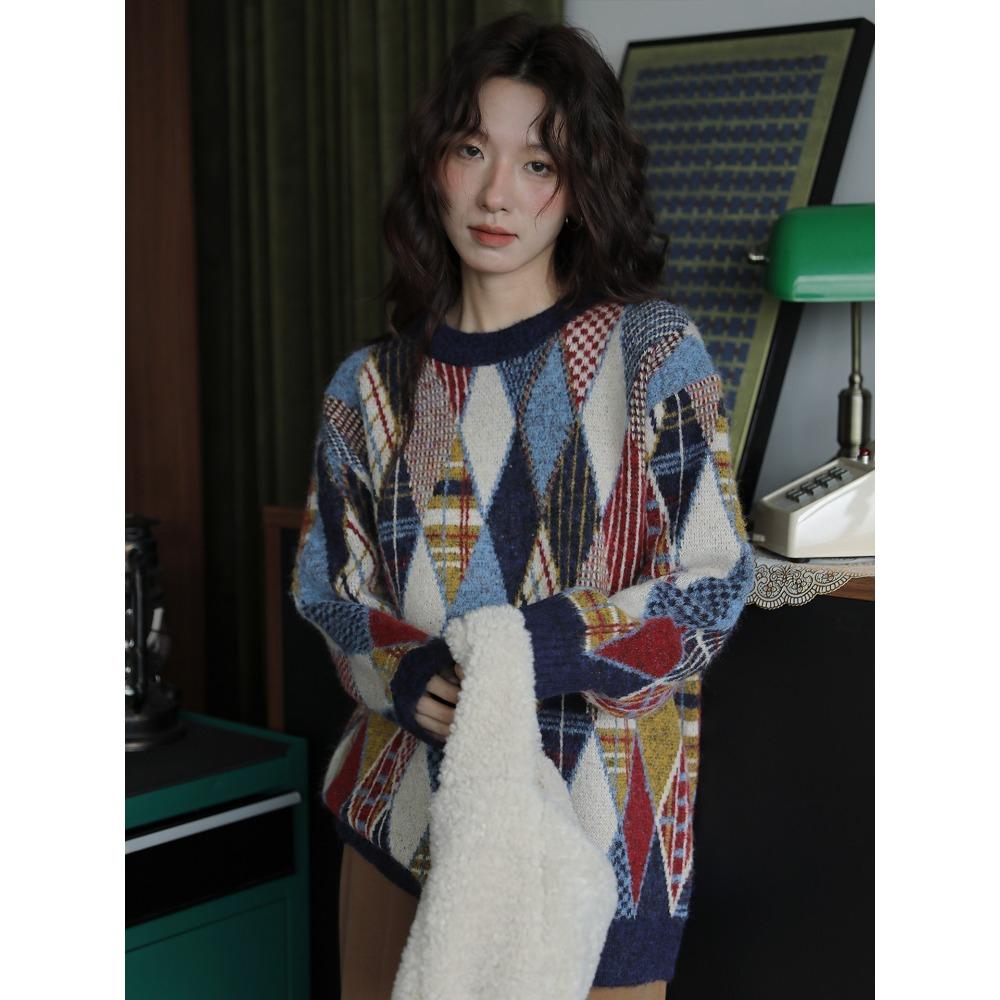 2026 Autumn Winter New Women Sweater Pullover Knitting Fashion Lady Tops Loose Casual Clothing Long Sleeve Shirt