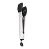 Silicone Head BBQ Grilling Tongs Anti-Scalding Cake Bread Tong Non-Stick Steak Tongs  Kitchen Use