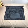 Large Drawstring Care Bag Custom Wigs Storage Dust Proof Packaging Pouch Black Reusable Sack Handbag Shoes Travel Bags