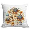 New Summer Glitter Beach Printed Pillow Case Holiday Seaside Tent Cushion Pillow Case