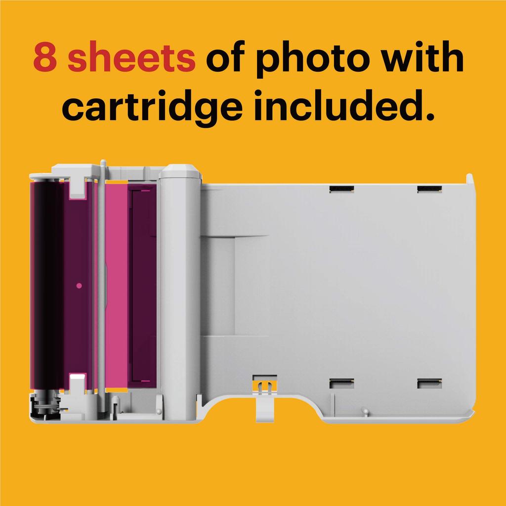 KODAK Instant Camera Printer C210 Yellow 10 Million Pixels Bluetooth Connection C210YE []