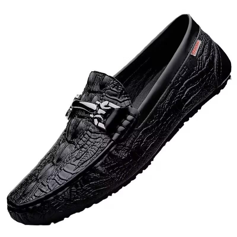 High Quality Mens Loafers Genuine Leather Men's Casual Shoes Brand Driving Shoes Male Comfortable Loafer Men All-match Moccasin