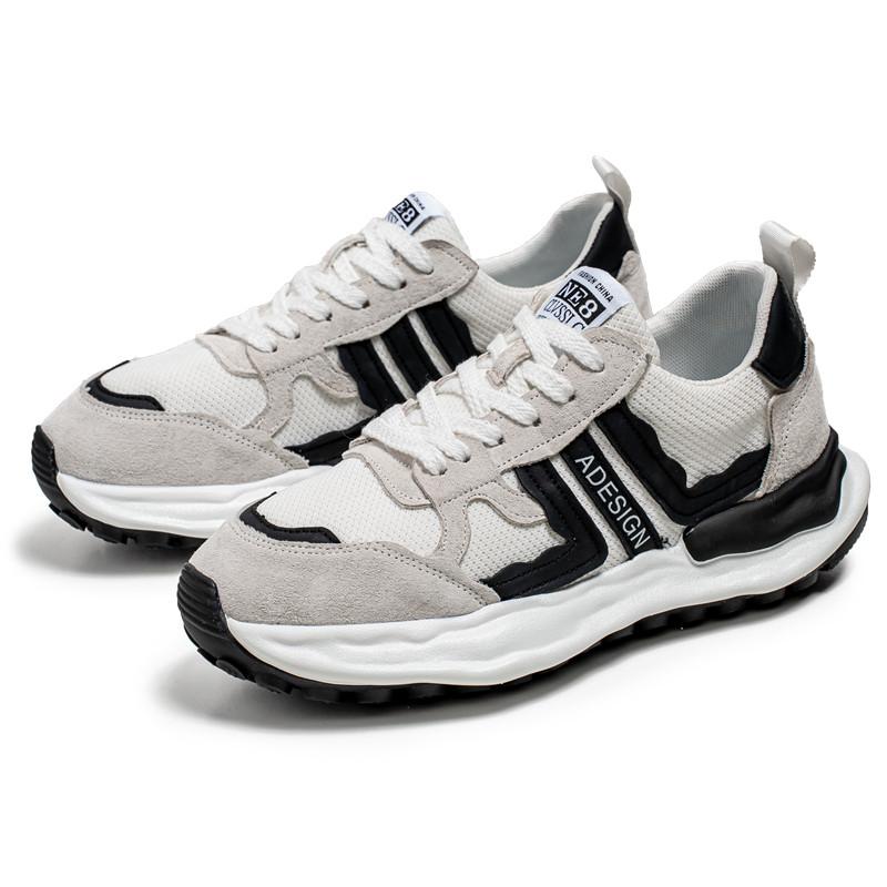 Мужская противоскользящая износостойкая модная повседневная и спортивная обувь с сеткой — фото 23