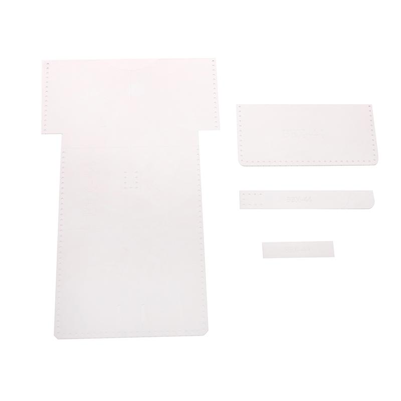 Kurzes Portemonnaie Leder Vorlage DIY Handwerk Lederherstellung Acryl Schablone Geldbörsen Handgefertigt Lederhandwerk Form Langlebig