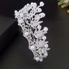 Braut Highlight Perlenkrone Koreanischer Strass Braut Tiara Hochzeit Gaze Schmuckaccessoires Geburtstagsfeier Krone