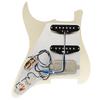 Musiclily Pro SE ST-HSS-60SE Pre-wired Pickguard Aged White Pearl with Alnico 5 Pickups and 5-Way Super Switch