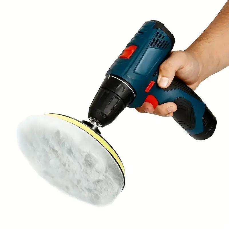 5pcs Car Polishing & Waxing Kit, Universal Iron Model, Premium Sponge Discs for Vehicle Detailing and Maintenance
