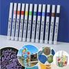 Set di pennarelli acrilici 12-60 colori Penna Pittura Arte Pennarello Punta Morbida per Bambini Pittura su Pietra Ceramica Vetro Legno Tessuto