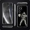 Baseball Clear Silicone Phone Case For Samsung Galaxy S23 S22 5G S20 Ultra S21 FE 5G S10E S9 S8 S10 Plus Soft Shockproof Cover