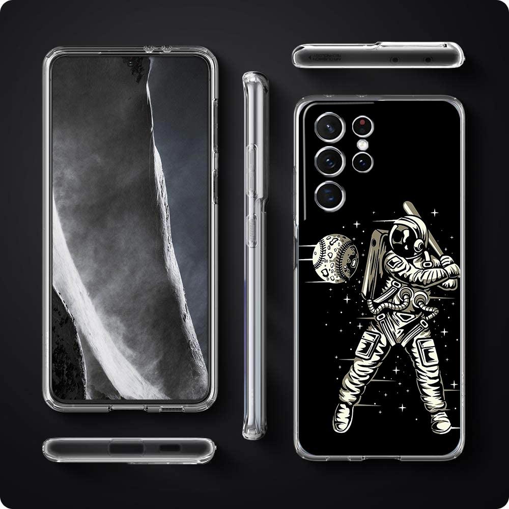 Baseball Clear Silicone Phone Case For Samsung Galaxy S23 S22 5G S20 Ultra S21 FE 5G S10E S9 S8 S10 Plus Soft Shockproof Cover