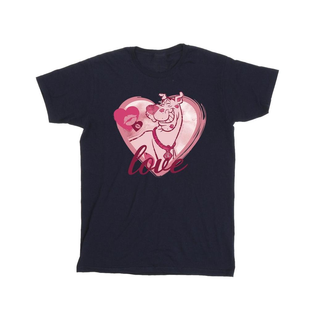 Scooby Doo Girls Love Kisses Cotton T-Shirt
