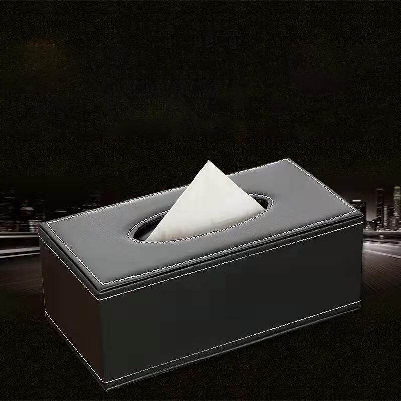 Homeglen Läder Servettlåda