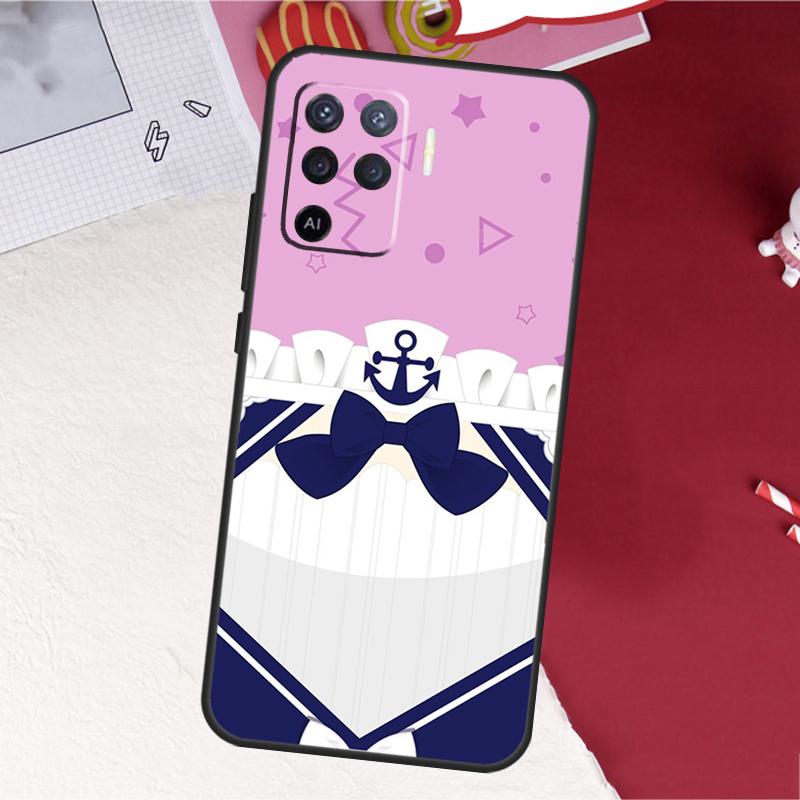 Minato Aqua Hololive Case For Oppo A16 A96 A76 A17 A18 A60 A80 A40 A38 A58 A78 A98 A94 A74 A54 A15 A57 A77 A5 Pro