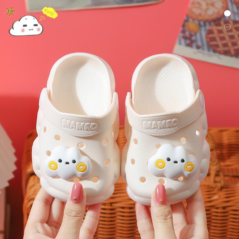 Cartoon Childrens Summer Slipon Sandals With Nonslip Pvc Sole For Boys And Girls