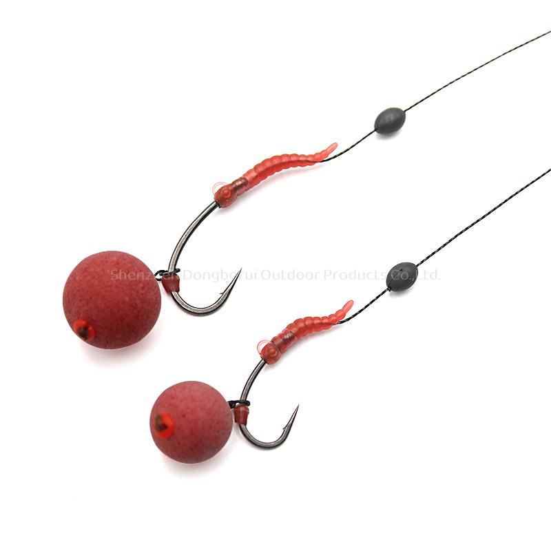 21pcs Carp Fishing Accessories Kit Worm Aligner Ring Swivel Hook Bead Size S L Small Fits Line Aligner Hook Sleeve For Carp Fishing Tackle