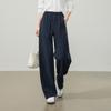 Women's High-Waist Lyocell Linen Relaxed Wide-Leg Pants