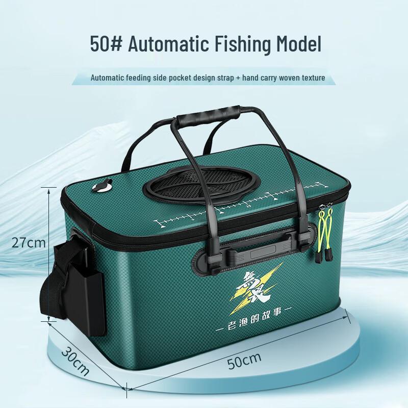 Foldable EVA Live Fishing Bucket