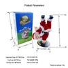 Santa Claus Electric Climbing Ladder Toy - Christmas Gift Beads for Chimney and Tree Decoration.