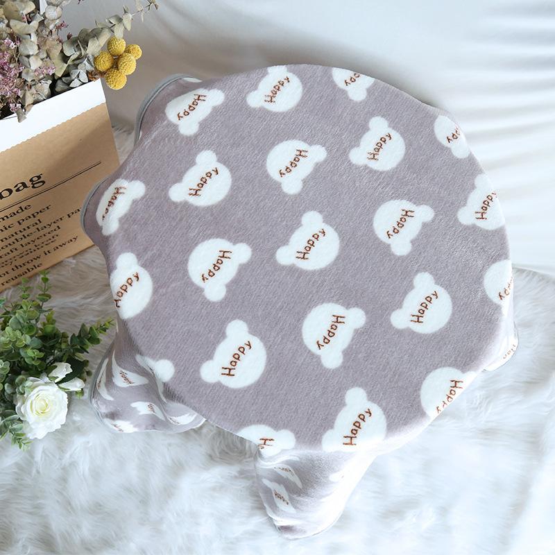 

Осенне-зимнее теплое фланелевое одеяло с принтом для домашних животных, маленькое одеяло для собак с рисунком, коврик-гнездо для кошки, подарочный коврик L 80*100