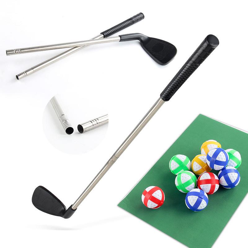 Children's Thickened Golf Mat Set: Indoor/Outdoor Play with Clubs