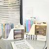 2-In-1 Rotating Pen Holder Rotating Desktop Organizer Storage Box With Drawer Plastic Pen Holder Cosmetic Storage Box