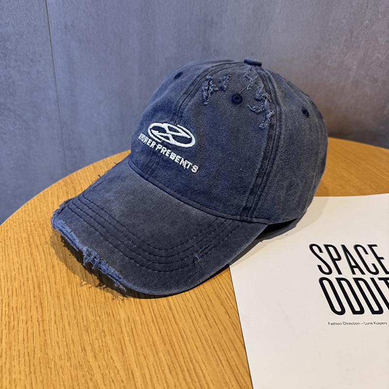 Fashion Broken Urban Hole Baseball Cap Women Sun Hat With Material Breathable