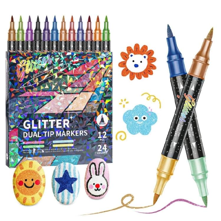 

Watercolor Brush Pens Double Tip Flexible Markers Art Pens Watercolor Pen For Artistic Expression & Handcraft Projects