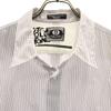 VOLCOM Striped Pattern Short sleeve shirt L Blue Men's Used
