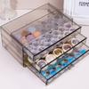 Nagellack Kleber Aufbewahrungsbox Schmuck Aufbewahrungsbox Facheinteilung Box Transparent Große Kapazität Nagelstudio Schreibtisch Aufbewahrungsbox