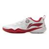 Li Ning Slip Resistant, Abrasion Resistant, Breathable Casual Scenario Low Top Table Tennis Shoes Unisex White Red APPV001-1