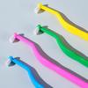 Dog Toothbrush Small Head Pet Toothbrush Side Brush Fot Dog Teeth Cleaning Soft Hair Dogs Toothbrushes Gromming Pet Supplies