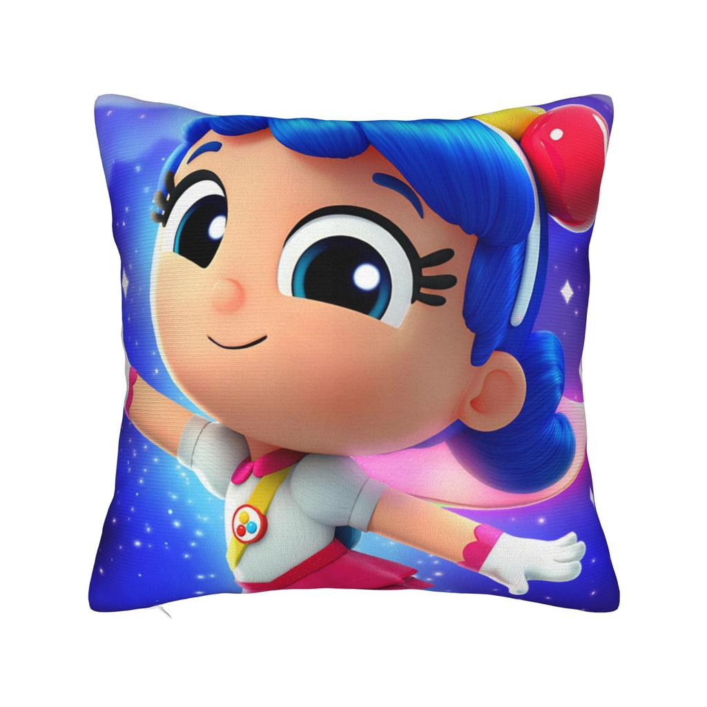 True Rainbows Kingdoms Cartoon Pillowcase Polyester Cushion Cover Decorations Throw Pillow Case Cover Home Zippered 45X45cm