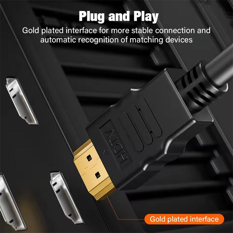 1080P HDMI-compatible To DVI Converter Cable Bi-directional DVI To HDMI-compatible Adapter Cables for PC TV Box PS4 DVD Projetor