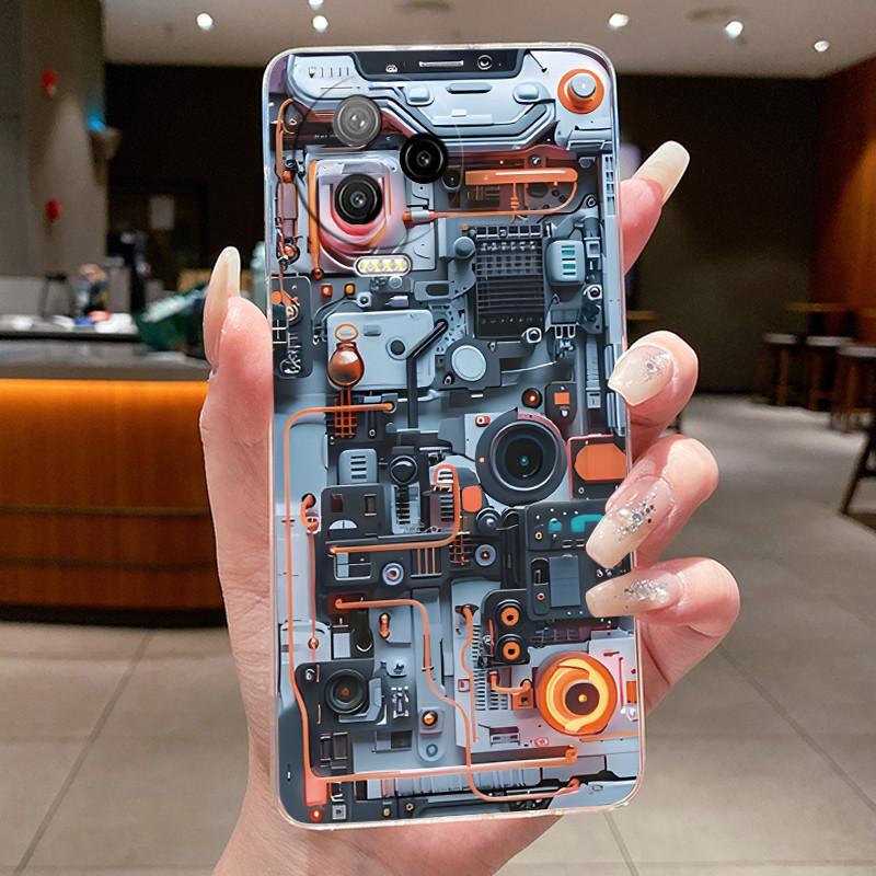 Casing For Infinix Note 12 2023 X676C Note 12 Pro 4G X676B Luxury Dragon Cute Cool Boys Girls Transparent Phone Case Back Cover