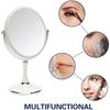 Vintage Table Mirror with Stand  Double Sided Swivel Magnification