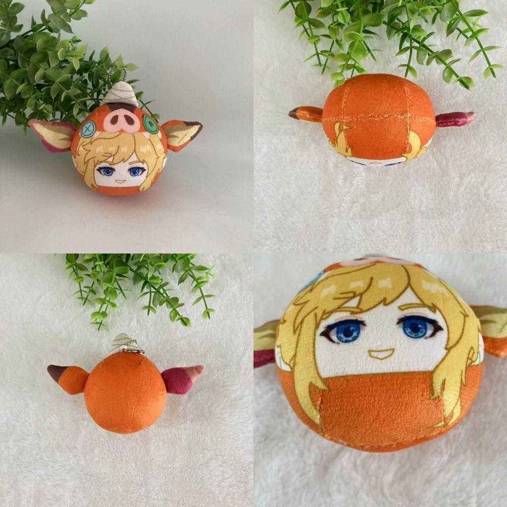 Brinquedo de Pelúcia Link de The Legend of Zelda com Chapéu de Cabeça de Porco Orelhas Macio e Fofo Boneco de Pelúcia 8cm