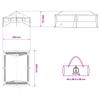 Family Tent Army Green 600 x 400 x 268 cm Polyester and Steel