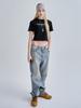TAILOR STUDIO Vintage Semi-Denim Hose (blau)