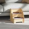 A84E-Pet Ladder, Elderly Cat And Dog Bed Ladder, Sofa Ladder, Dog Steps Wooden Teddy Cat Stairs