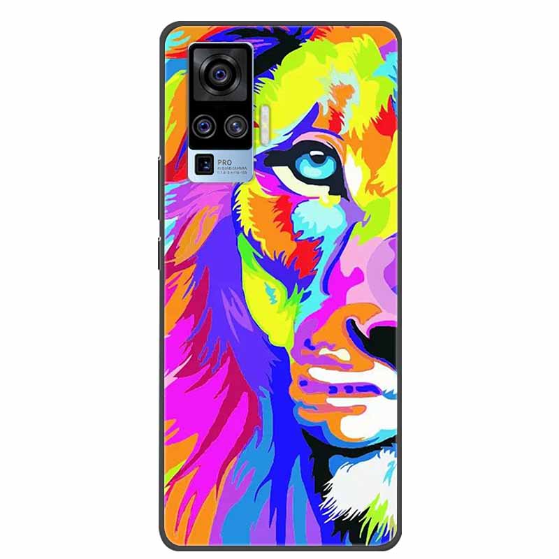 Für Vivo X50 Pro Hülle Cartoon TPU Weiches Silikon Handyhüllen für Vivo X50 Pro Plus Pro+ Abdeckung für Vivo X50 5G V2001A Süße Coque
