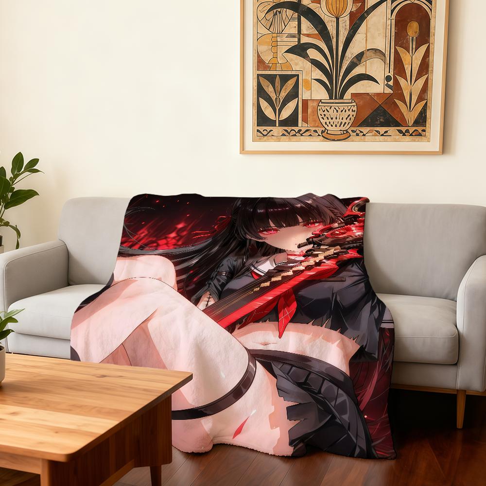 Game W-Wuthering Waves Chisa Blanket Super Warm Comfortable Plush Throw Blanket Child Home Sofa Bedroom Gift