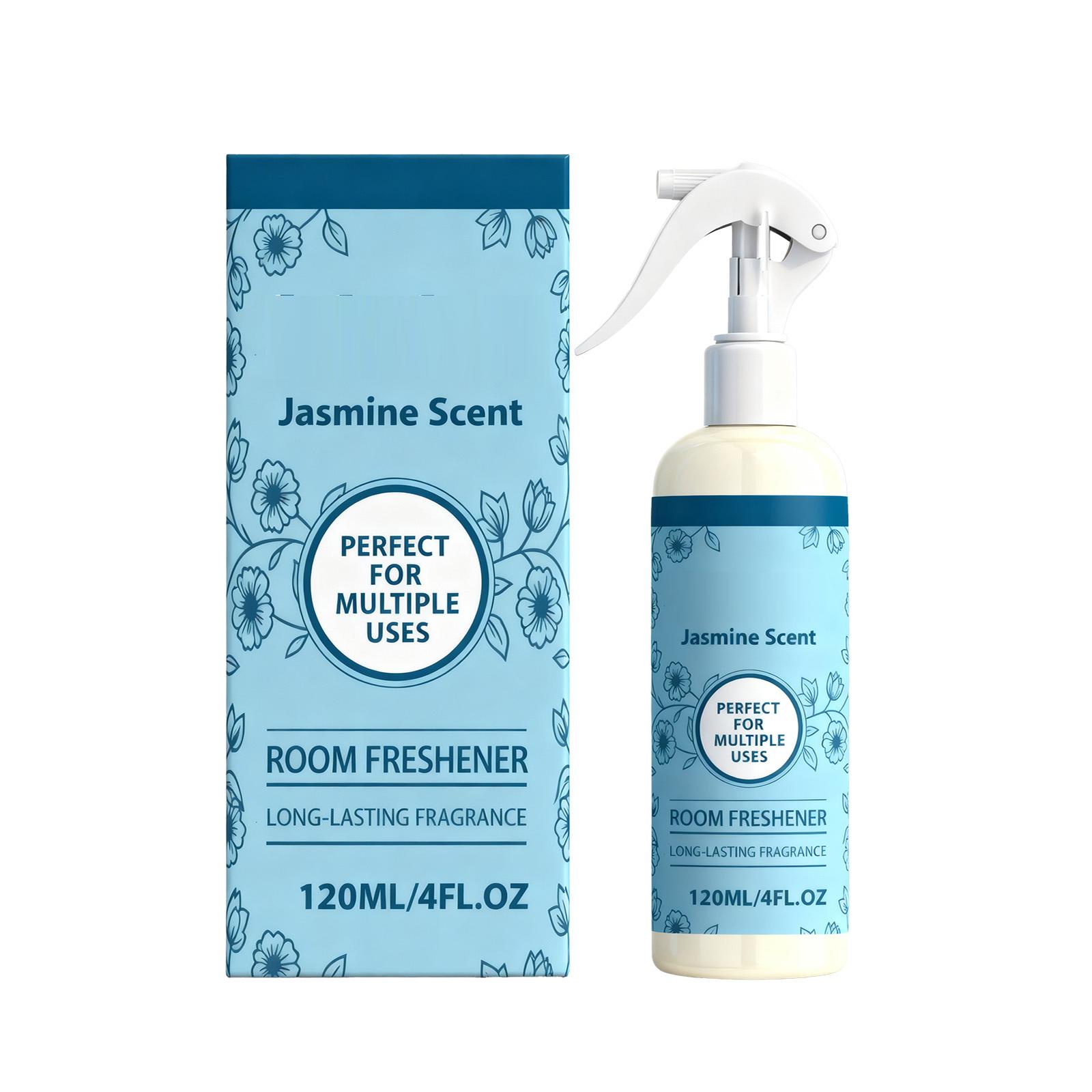 Room Freshener Spray 120ml Jasmine Scent Long Lasting Fragrance Suitable for Multiple Uses Indoor Air Freshener белый