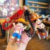 Super Cute Main Product Wine God Series One Piece Keychain Featuring Luffy Zoro Chopper and Usopp From The Anime Keychain