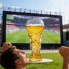 Eco-Friendly Pure Glass Trophy Beer Stein 850ml Professional-Grade Soccer Celebration Cup for Game Night Craft Beer & Lager Enthusiasts 2026