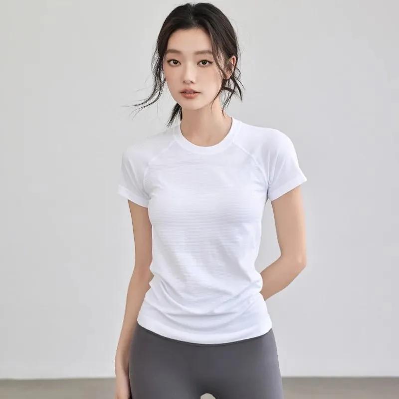 

Women s Purple Short Sleeve T-Shirt Slim Fit Stretch Casual Daily Basic Sports Gym Workout Top S білий